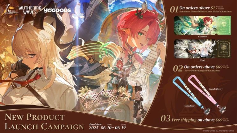 『鳴潮』公式グッズショップYogoodsバージョン2.3キャンペーンスタート！ Featured Image