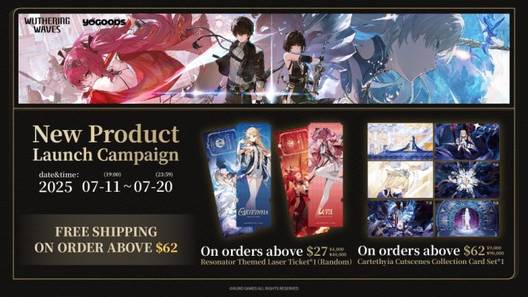 『鳴潮』公式グッズショップYogoodsバージョン2.4キャンペーンスタート！ Featured Image