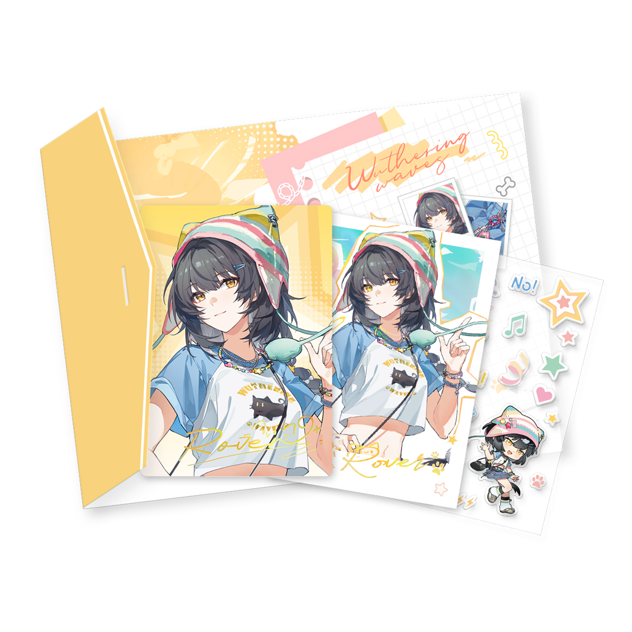 鳴潮 心域エコー 漂泊者・カルテジア・ルパ チェキ風ミニカード