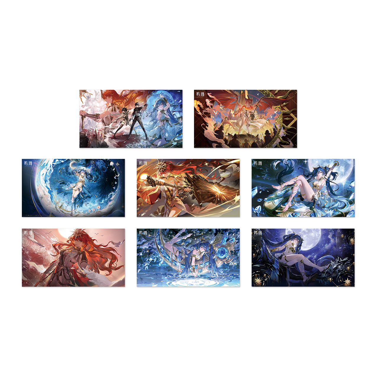 鳴潮共鳴者テーマ イラストポストカードセット - Yogoods 鳴潮共鳴者テーマ イラストポストカードセット - Yogoods