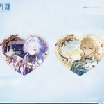 鳴潮 心に問いかけてシリーズのハート型キャラクター缶バッジ