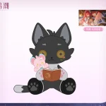 鳴潮 にゃんこヒーローテーマの黒猫ぬいぐるみ