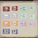 鳴潮 ピクセル共鳴者テーマのカセット風アクリルチャーム