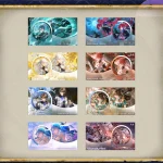 鳴潮 共鳴の思い出テーマの缶バッジとホログラムカードセット