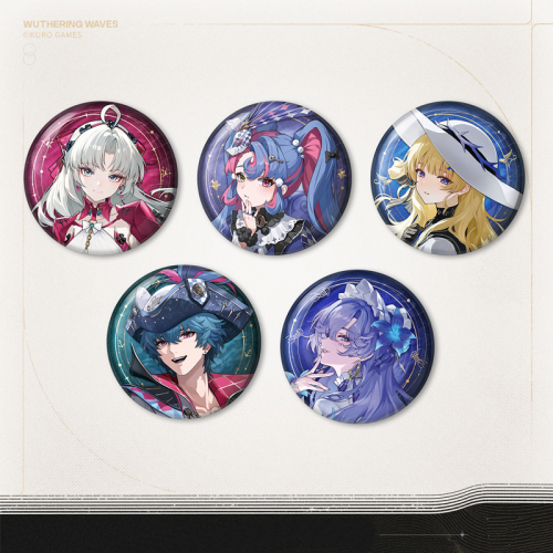 鳴潮 共鳴者アバターイラストのリフレクター缶バッジ第二弾