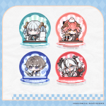 鳴潮 共鳴者ちびキャラのアクリルスタンプオブジェ
