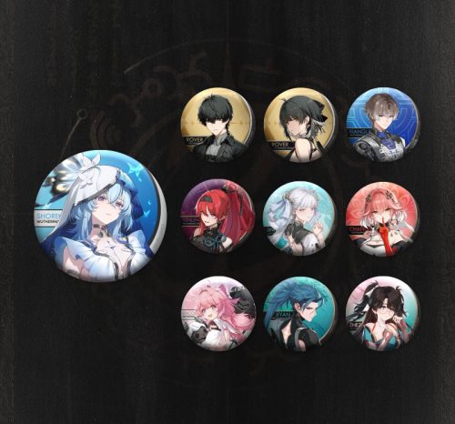 鳴潮』共鳴者テーマ アイコン両面ホログラム缶バッジ｜Yogoods