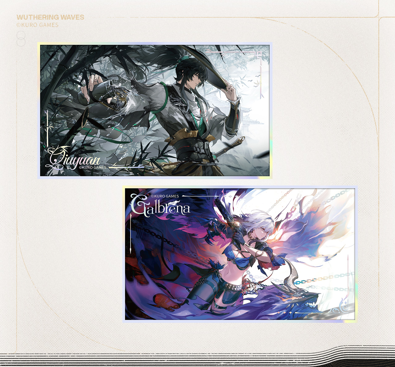 鳴潮 共鳴解放 仇遠・ガルブレーナ アクリル色紙｜Yogoods